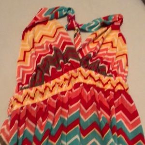 Lightweight dress. Ankle length.